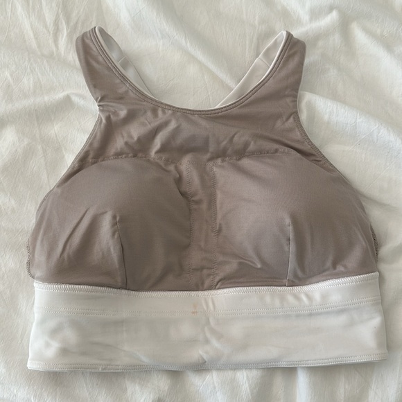 Wunder Train Longline Bra, white, size 6 - Picture 5 of 7